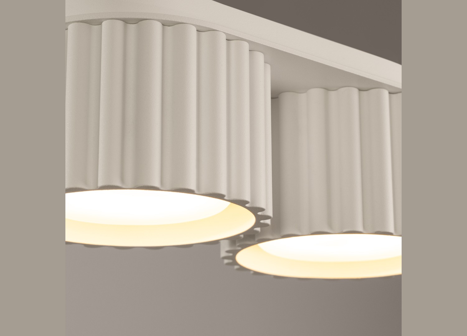 Plafonnier AURA 2 beige GX53 – vue complémentaire 4