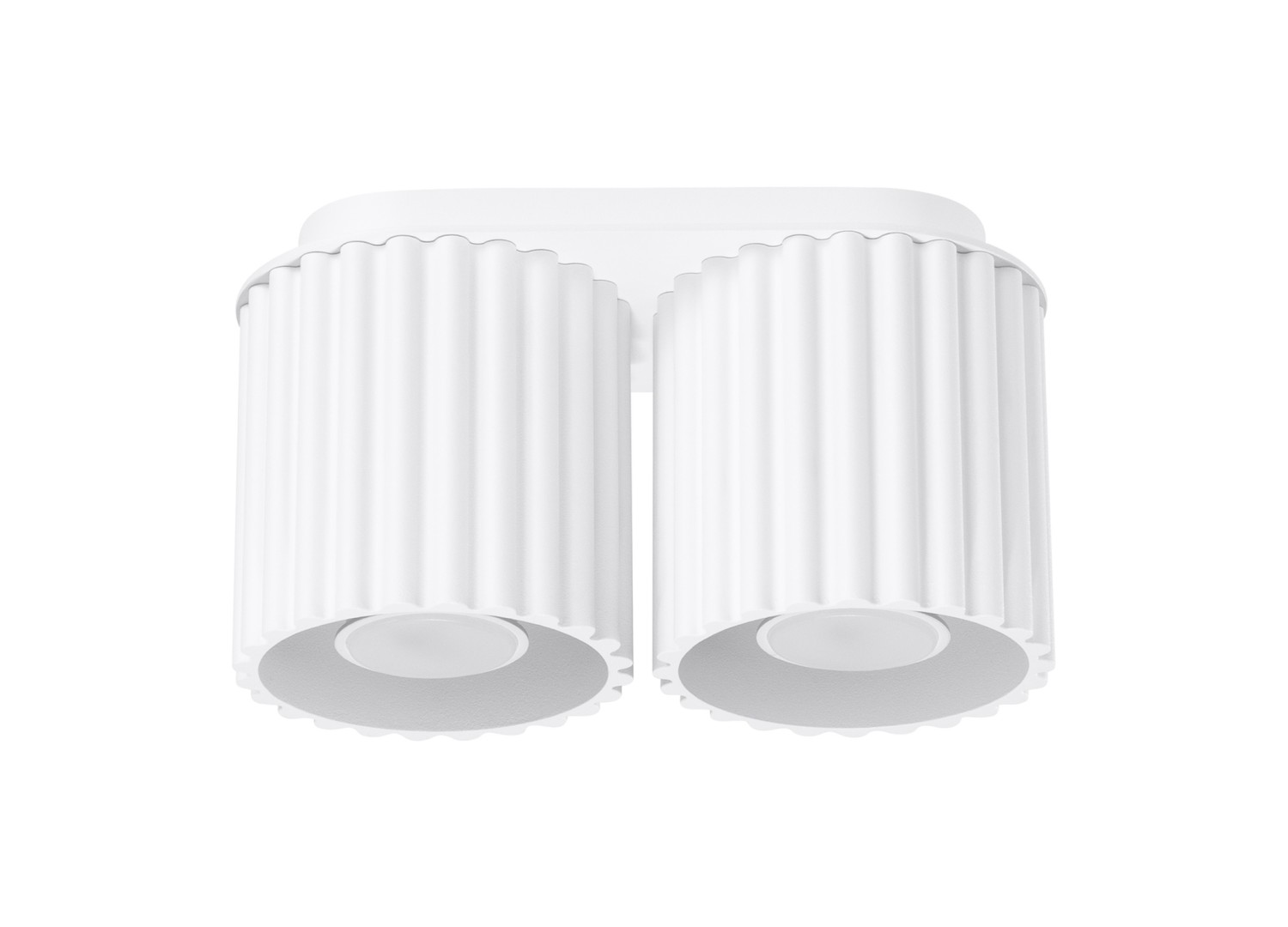 Plafonnier AURA 2 blanc GU10