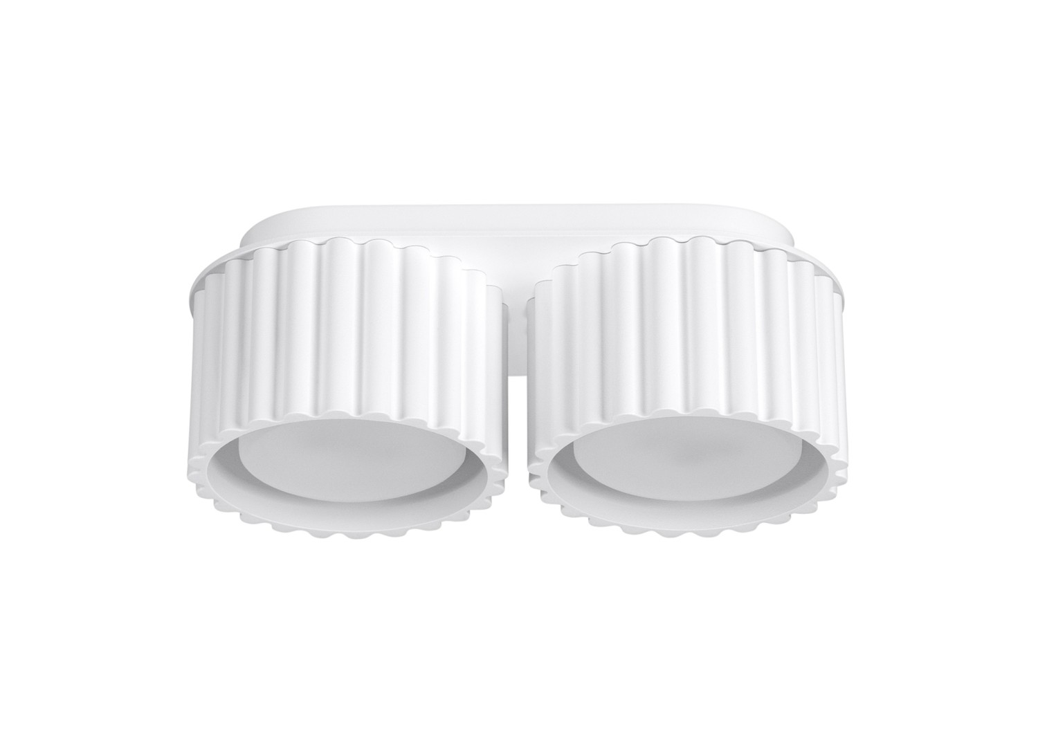 Plafonnier AURA 2 blanc GX53