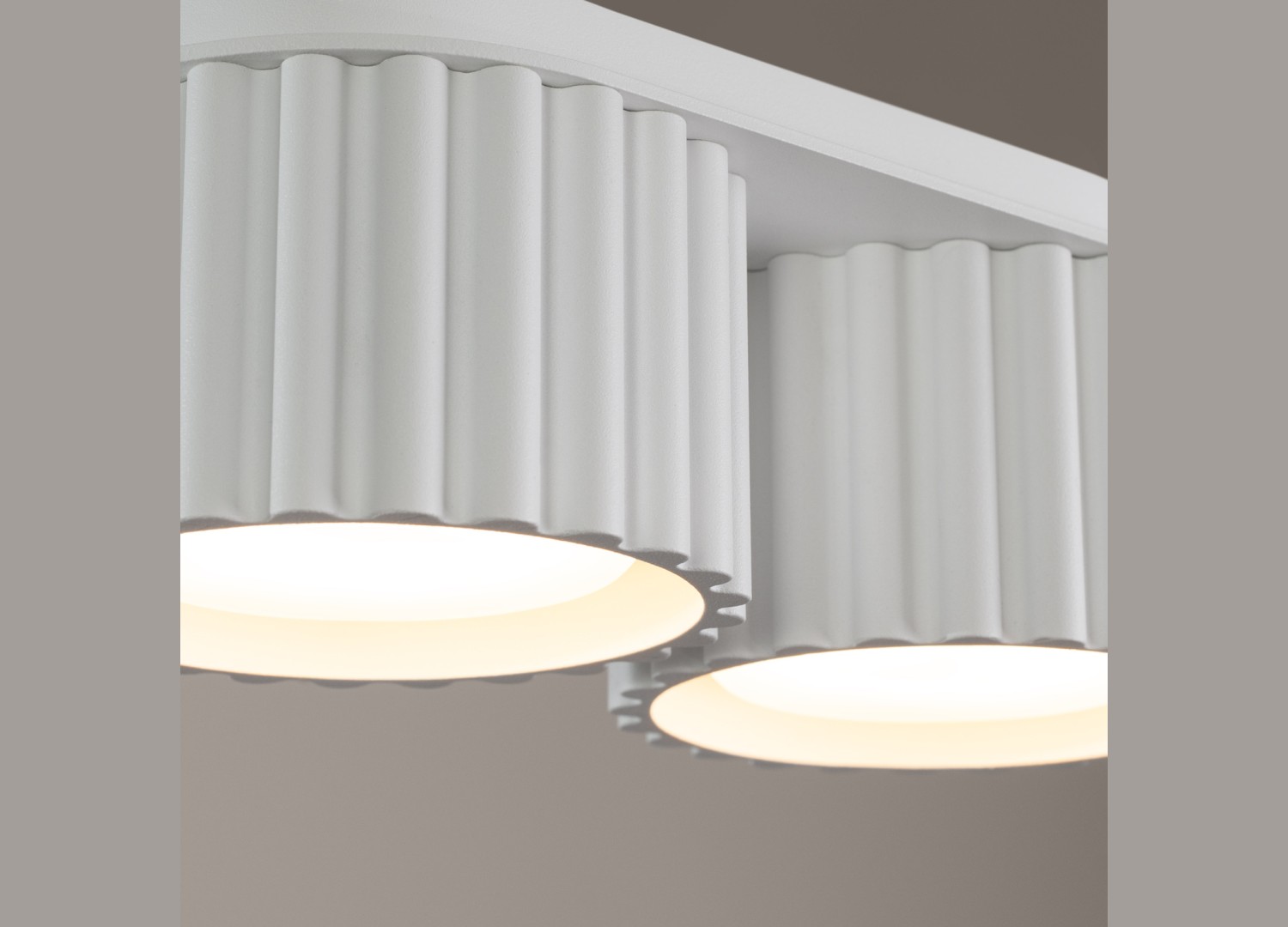 Plafonnier AURA 2 blanc GX53 – vue complémentaire 4