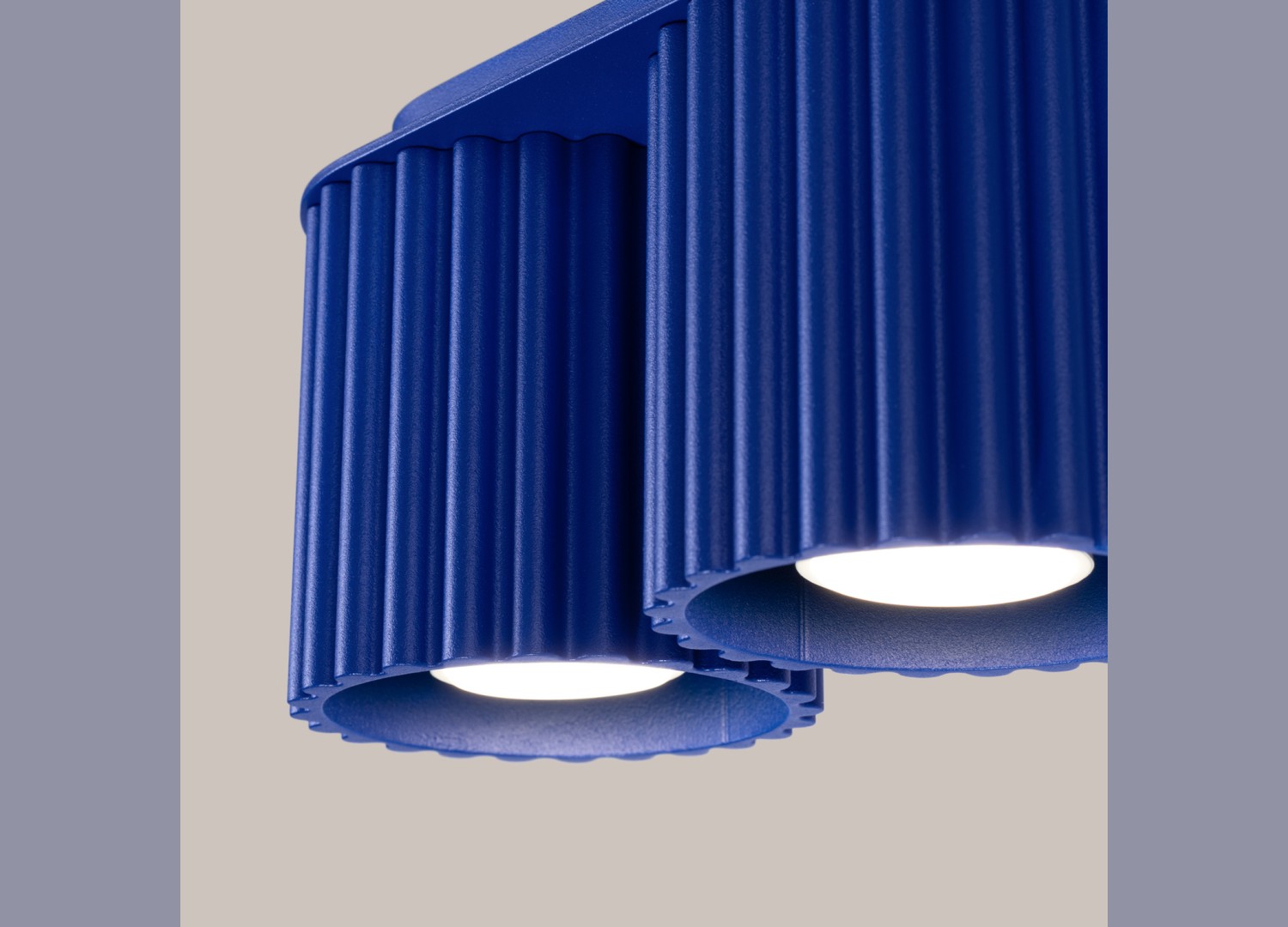 Plafonnier AURA 2 bleu outremer GU10 – vue complémentaire 4