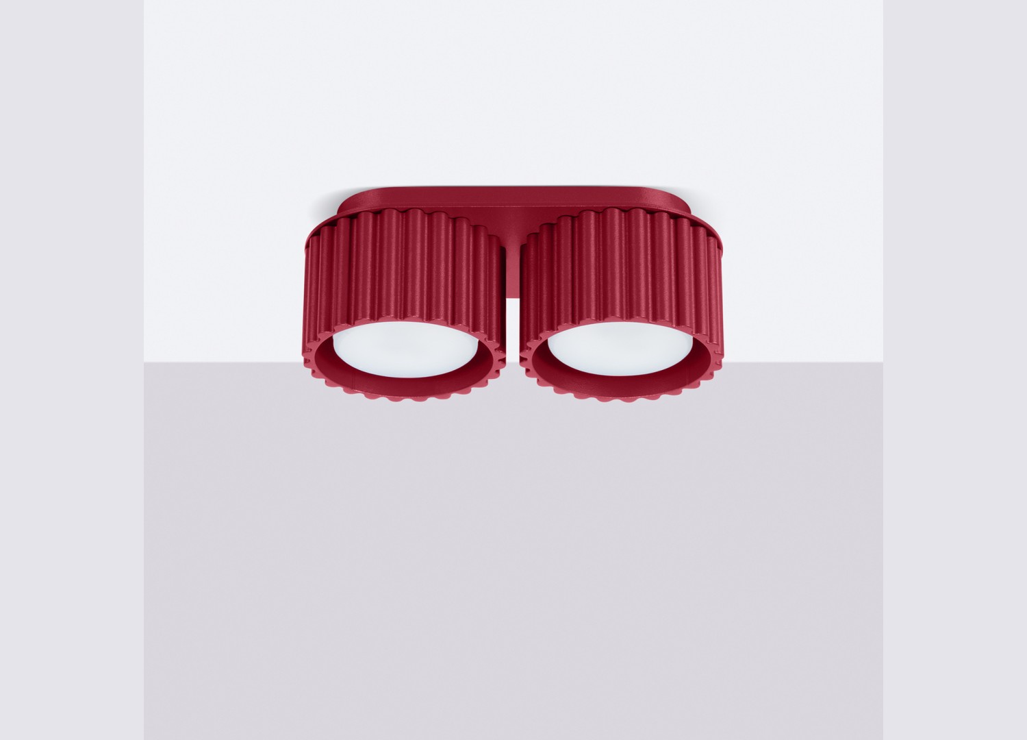 Plafonnier AURA 2 bordeaux GX53 – vue complémentaire 2