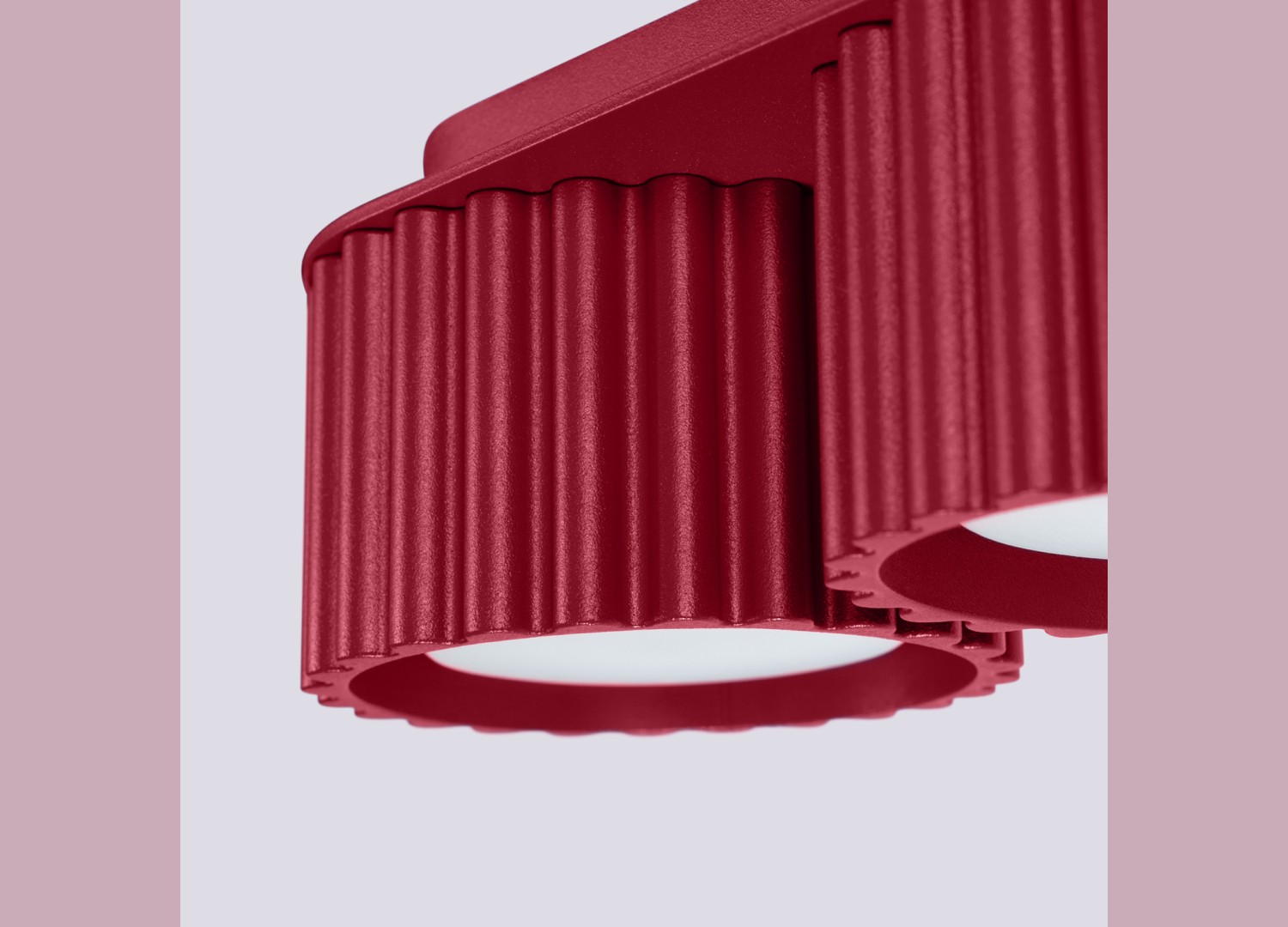 Plafonnier AURA 2 bordeaux GX53 – vue complémentaire 4