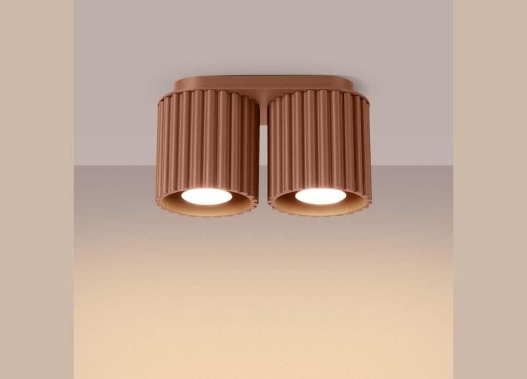 Plafonnier AURA 2 moka GU10 – vue complémentaire 3