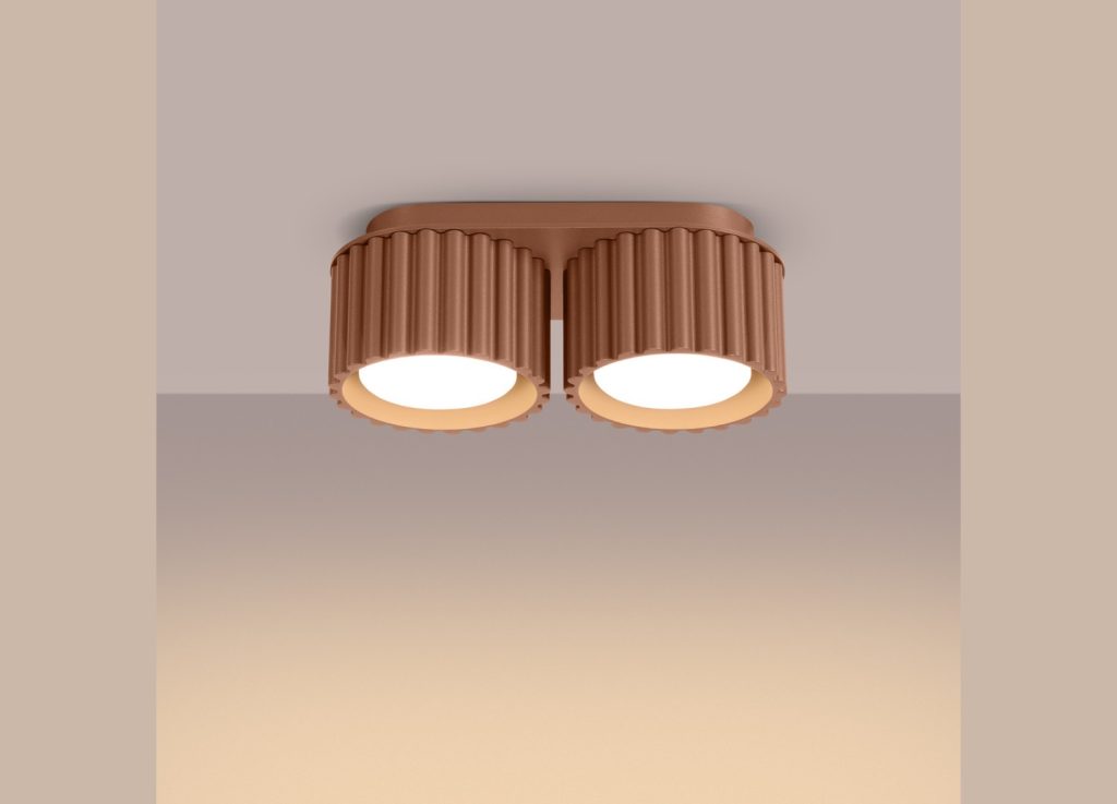 Plafonnier AURA 2 moka GX53 – vue complémentaire 3