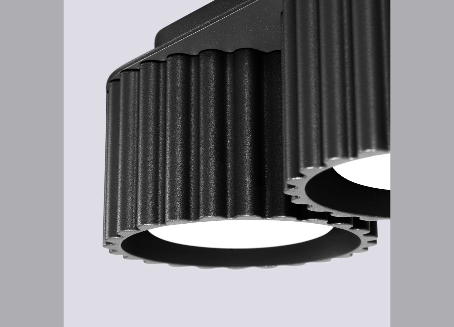 Plafonnier AURA 2 noir GX53 – vue complémentaire 4