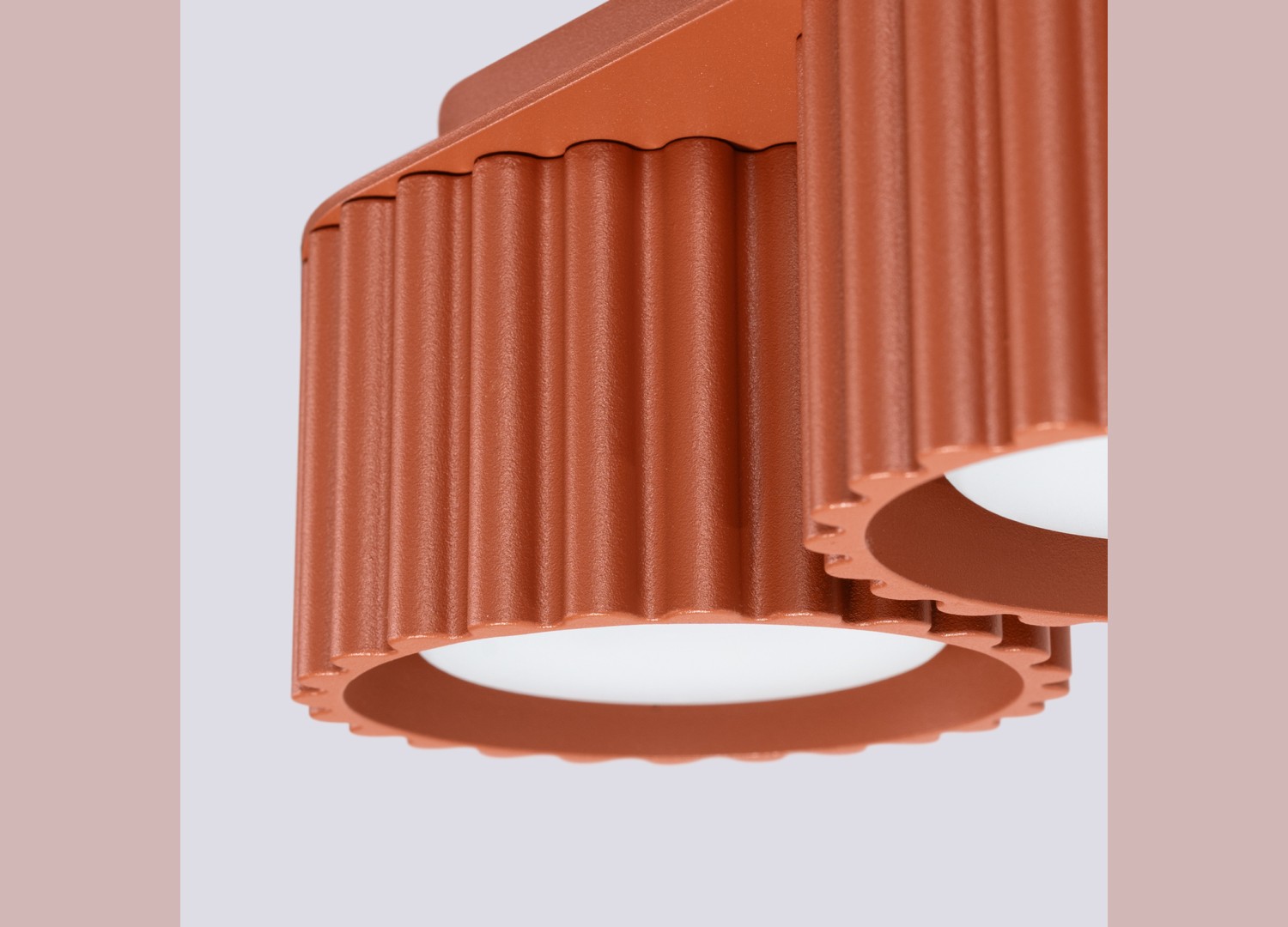 Plafonnier AURA 2 ocre rouge GX53 – vue complémentaire 4