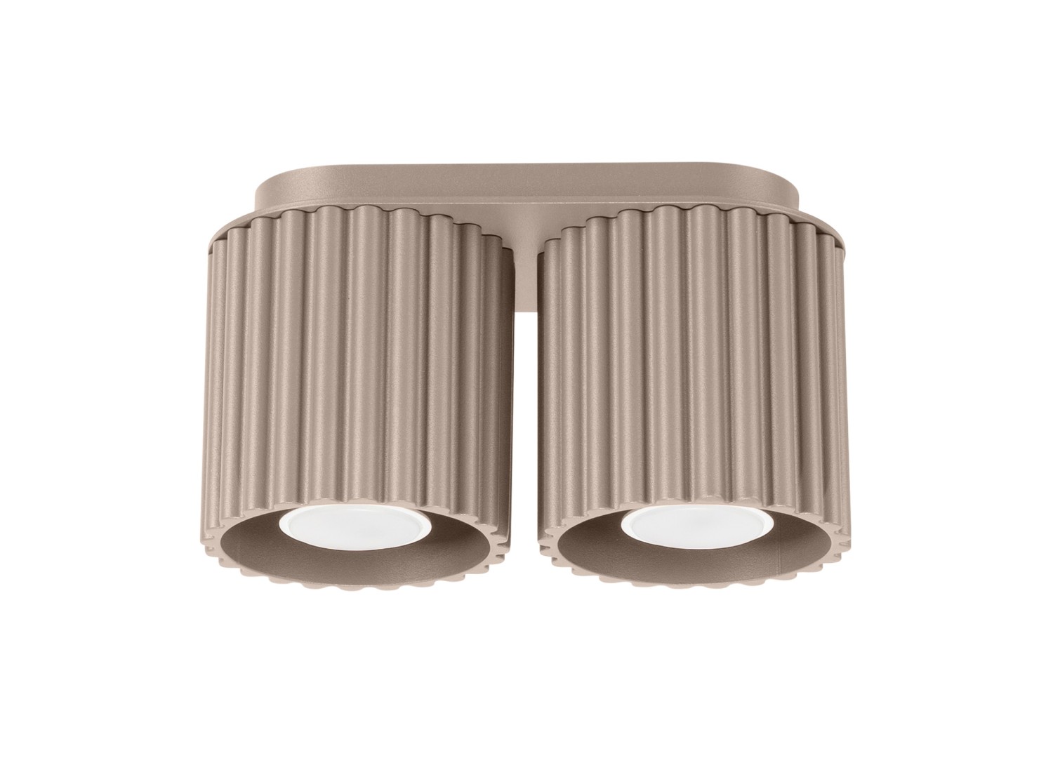 Plafonnier AURA 2 taupe GU10