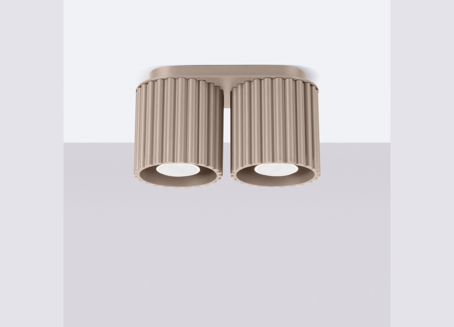 Plafonnier AURA 2 taupe GU10 – vue complémentaire 2