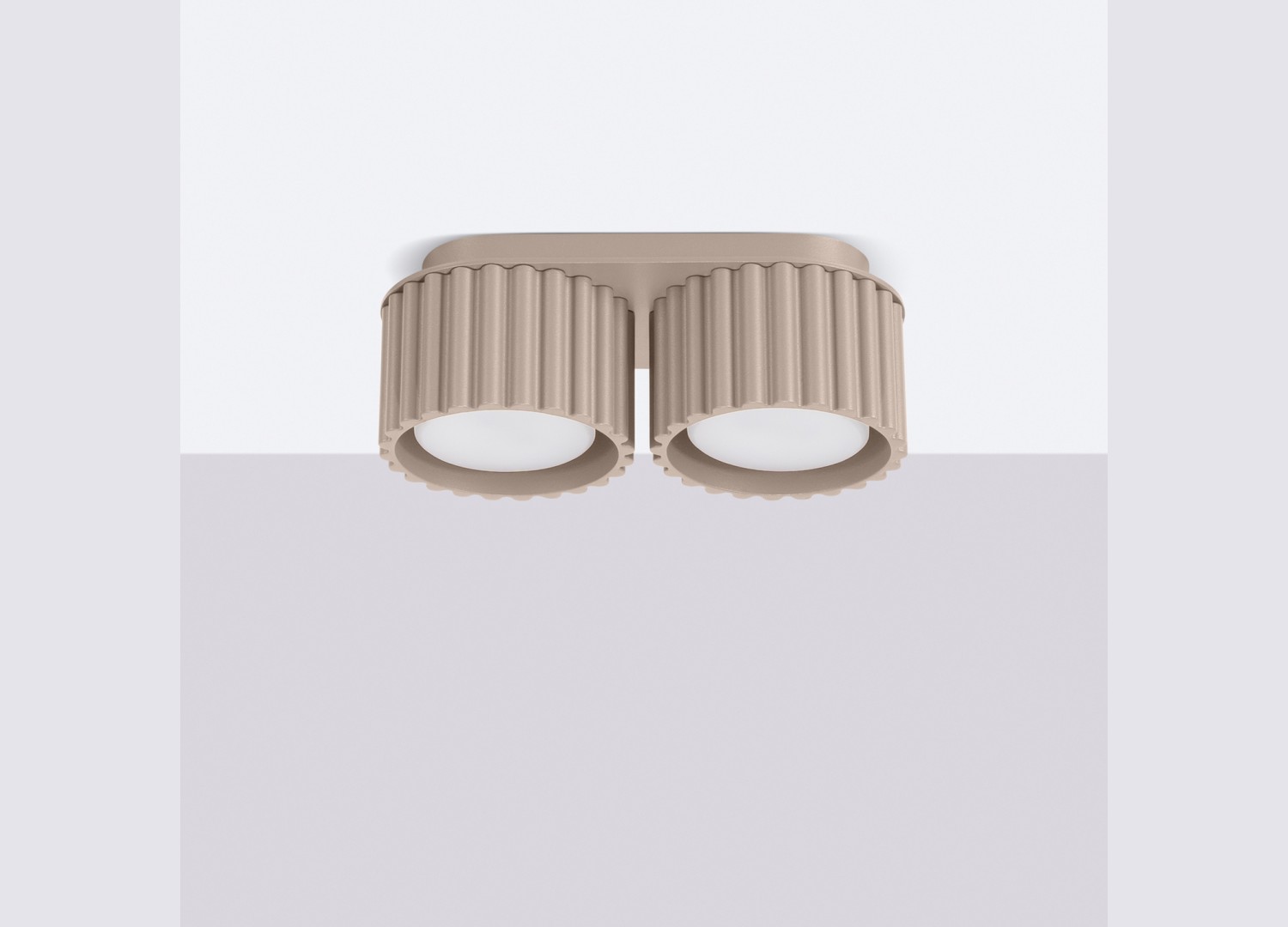 Plafonnier AURA 2 taupe GX53 – vue complémentaire 2
