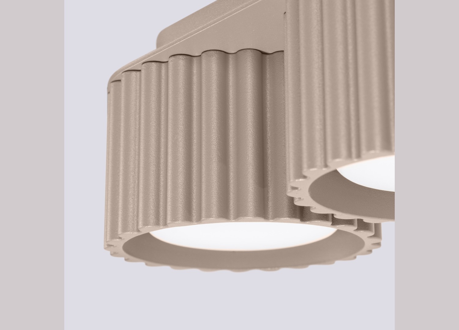 Plafonnier AURA 2 taupe GX53 – vue complémentaire 4