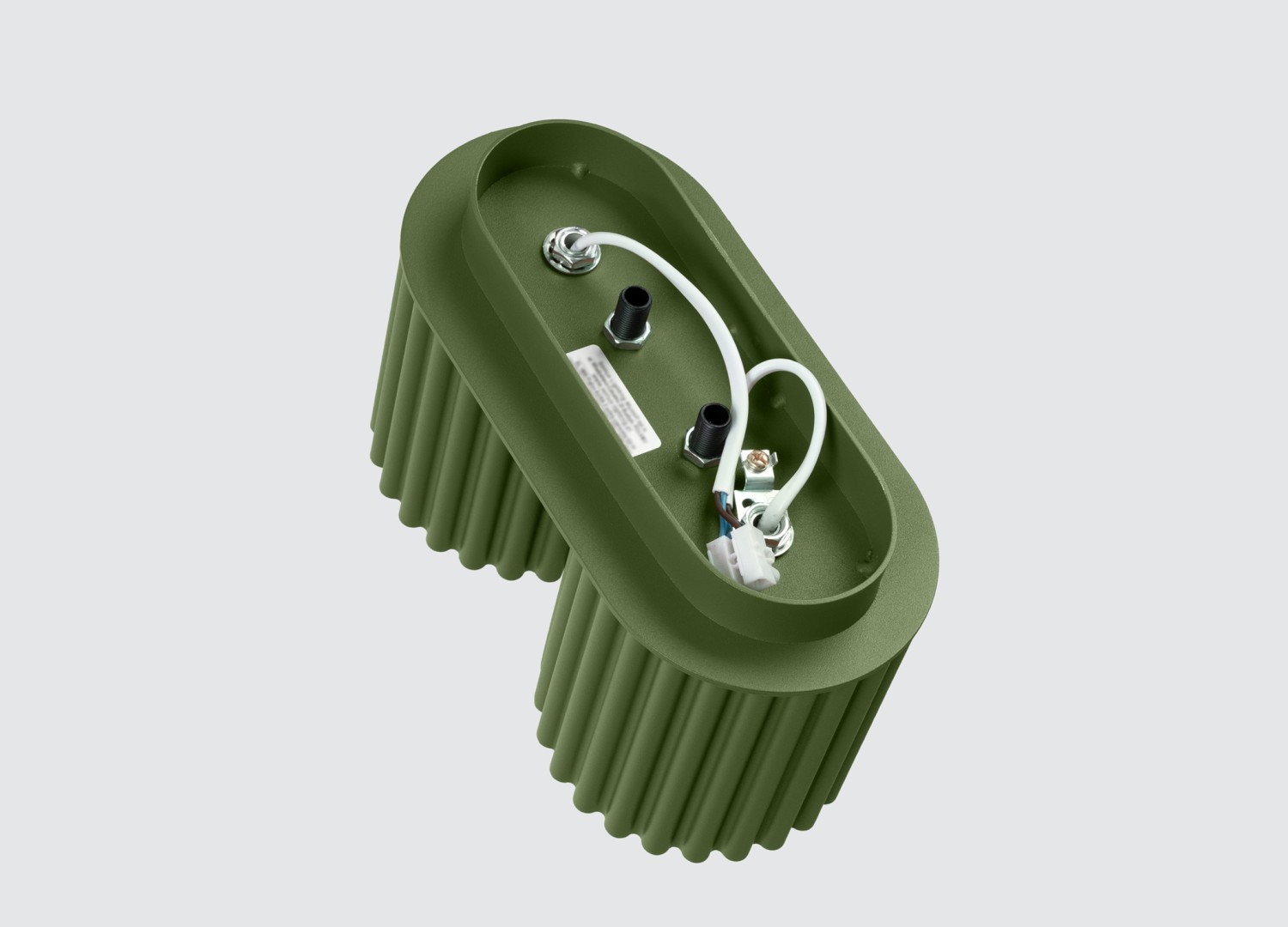 Plafonnier AURA 2 vert olive GU10 – vue complémentaire 5