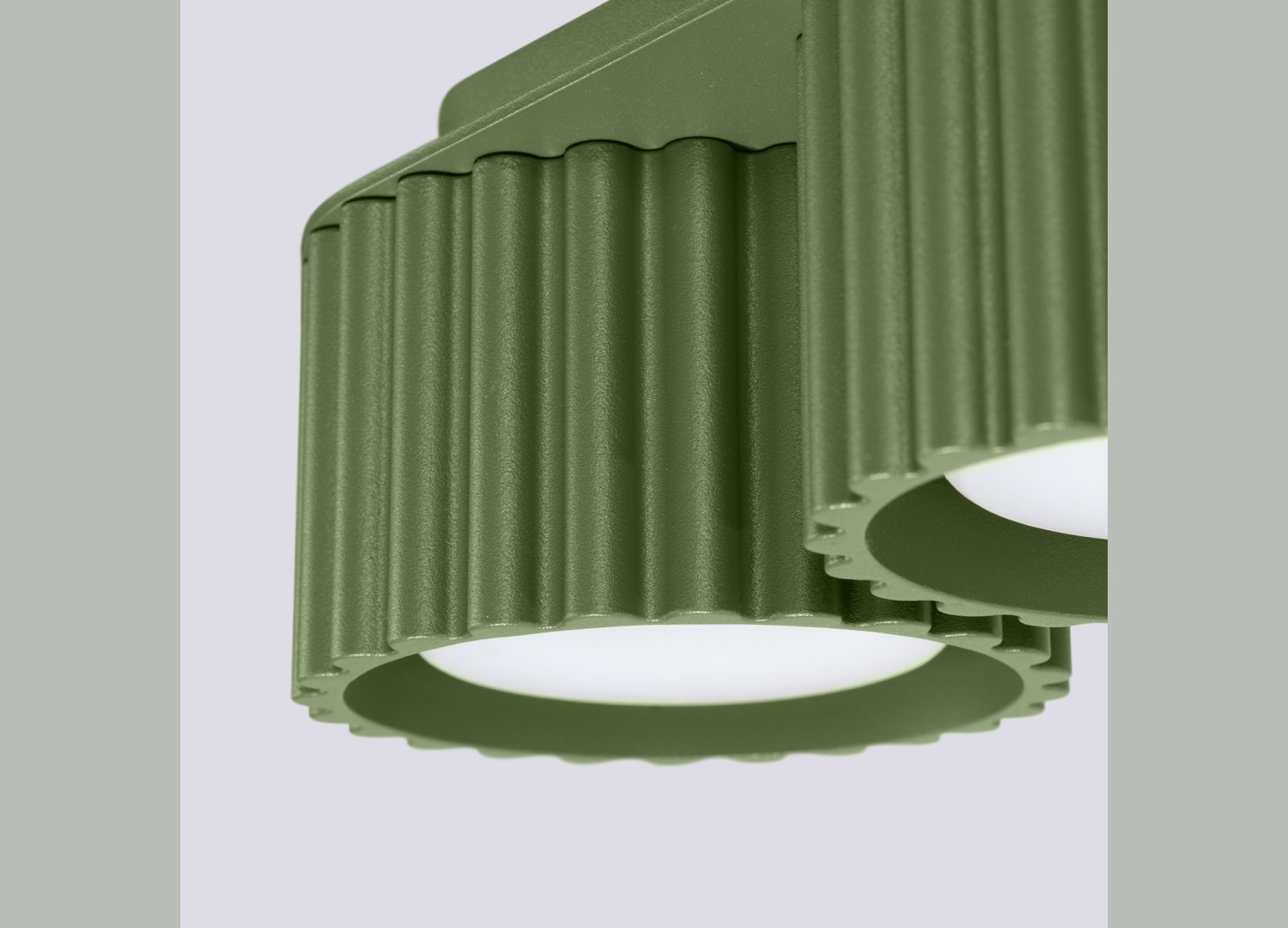 Plafonnier AURA 2 vert olive GX53 – vue complémentaire 4