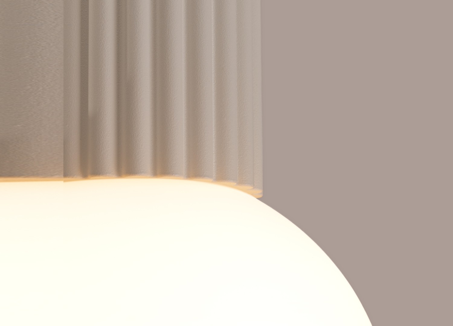 Plafonnier HALO beige IP44 – vue complémentaire 4