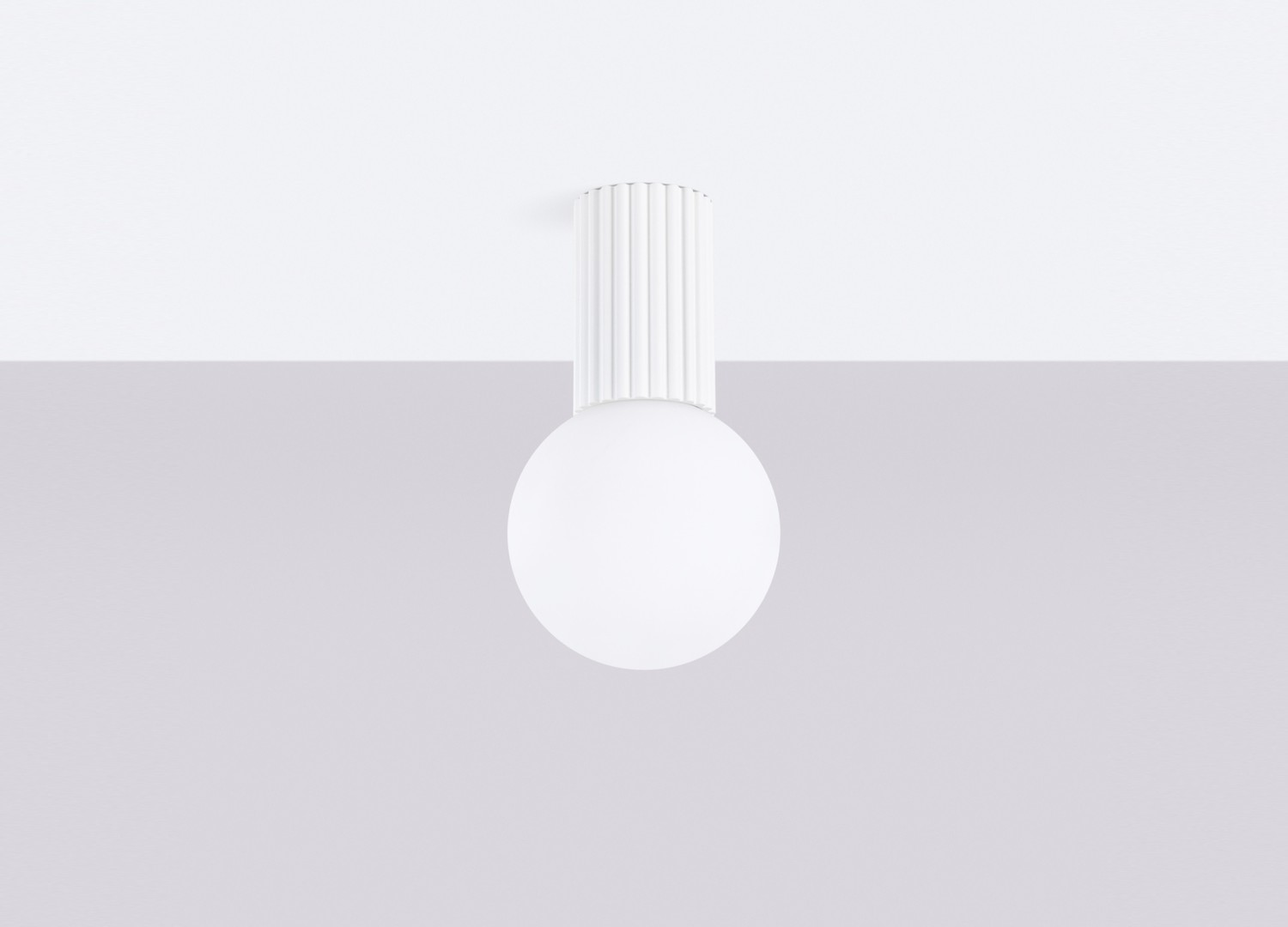 Plafonnier HALO blanc IP44 – vue complémentaire 2