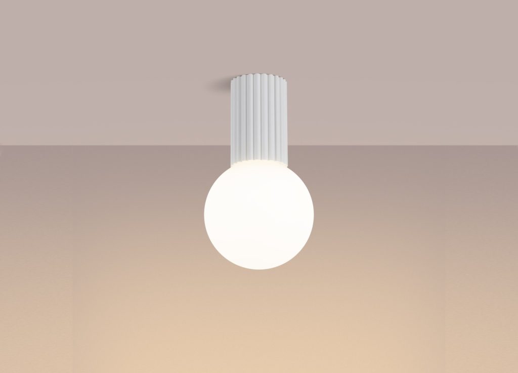 Plafonnier HALO blanc IP44 – vue complémentaire 3