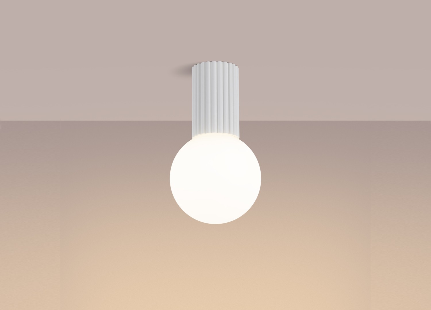 Plafonnier HALO blanc IP44 – vue complémentaire 3