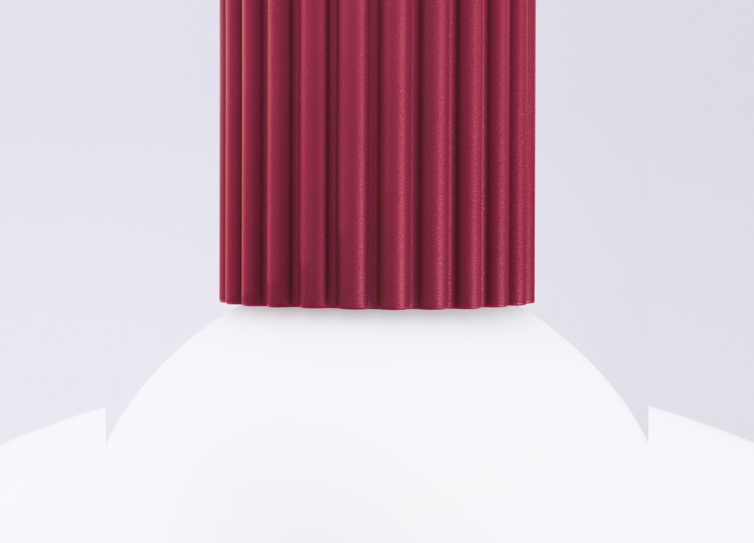 Plafonnier HALO bordeaux IP44 – vue complémentaire 5