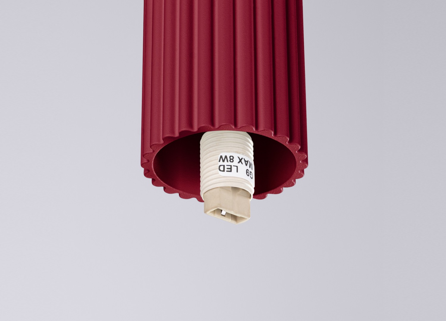 Plafonnier HALO bordeaux IP44 – vue complémentaire 6
