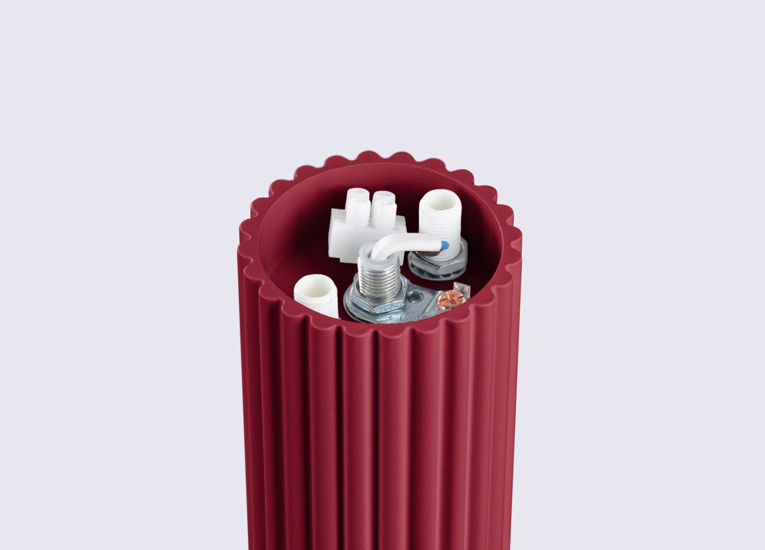 Plafonnier HALO bordeaux IP44 – vue complémentaire 7