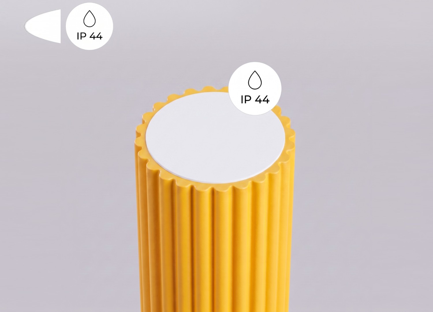 Plafonnier HALO jaune IP44 – vue complémentaire 8