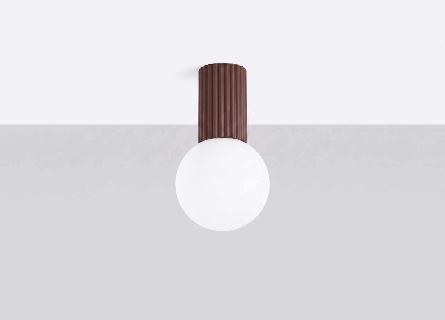 Plafonnier HALO marron IP44 – vue complémentaire 2