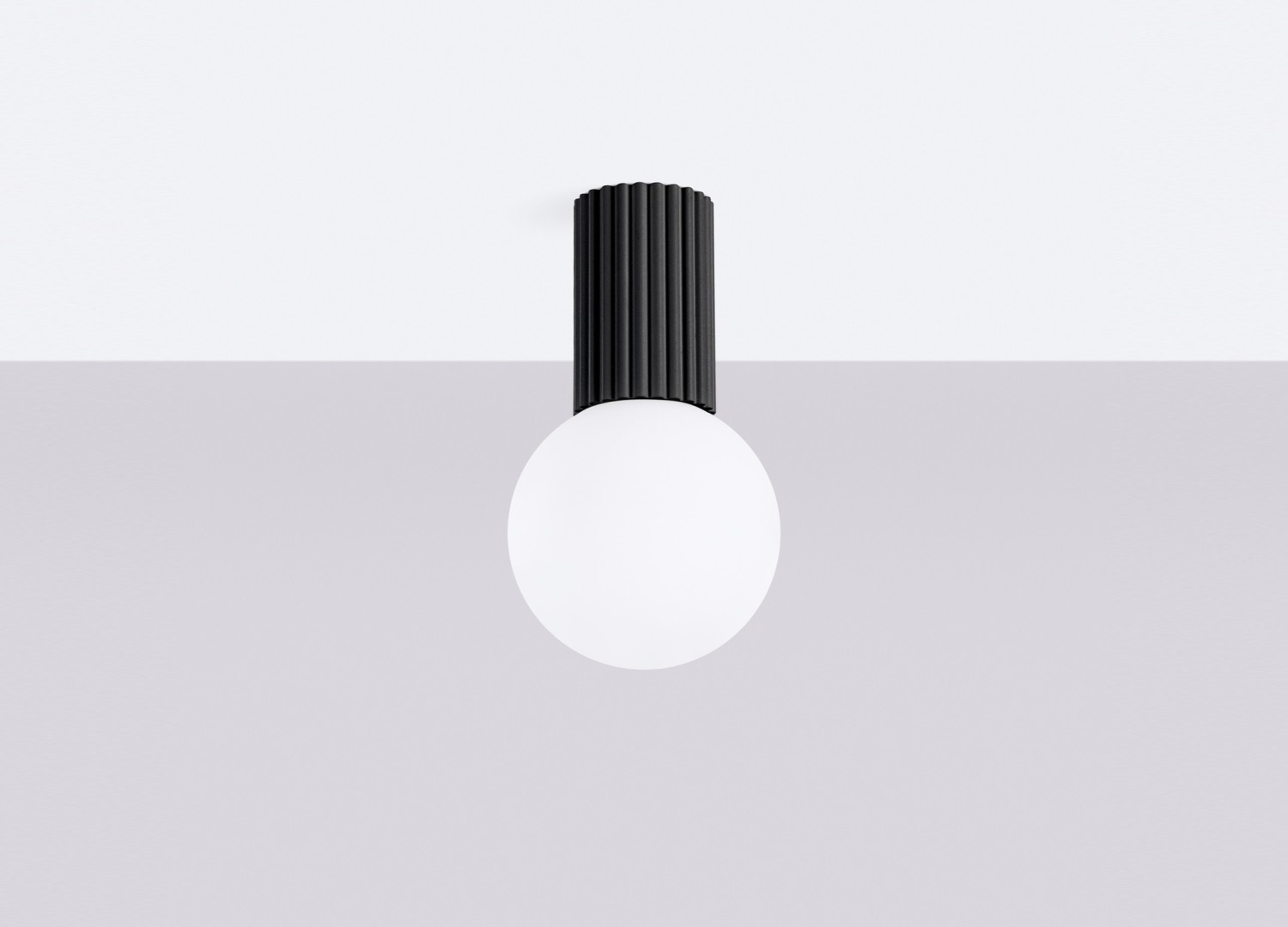 Plafonnier HALO noir IP44 – vue complémentaire 2