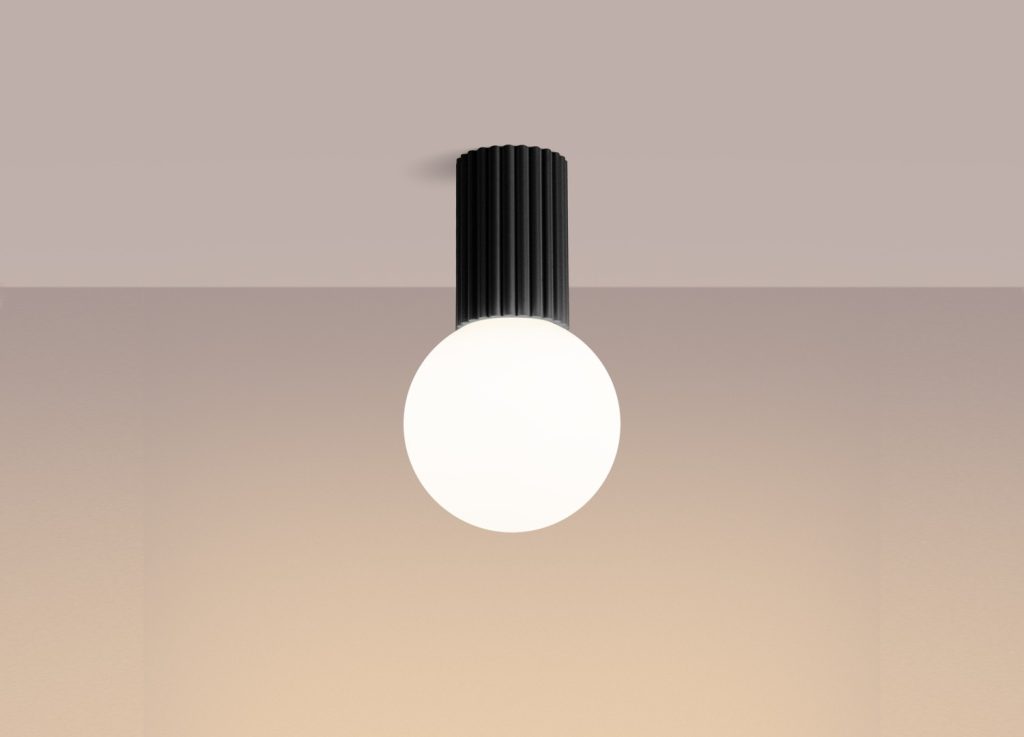 Plafonnier HALO noir IP44 – vue complémentaire 3