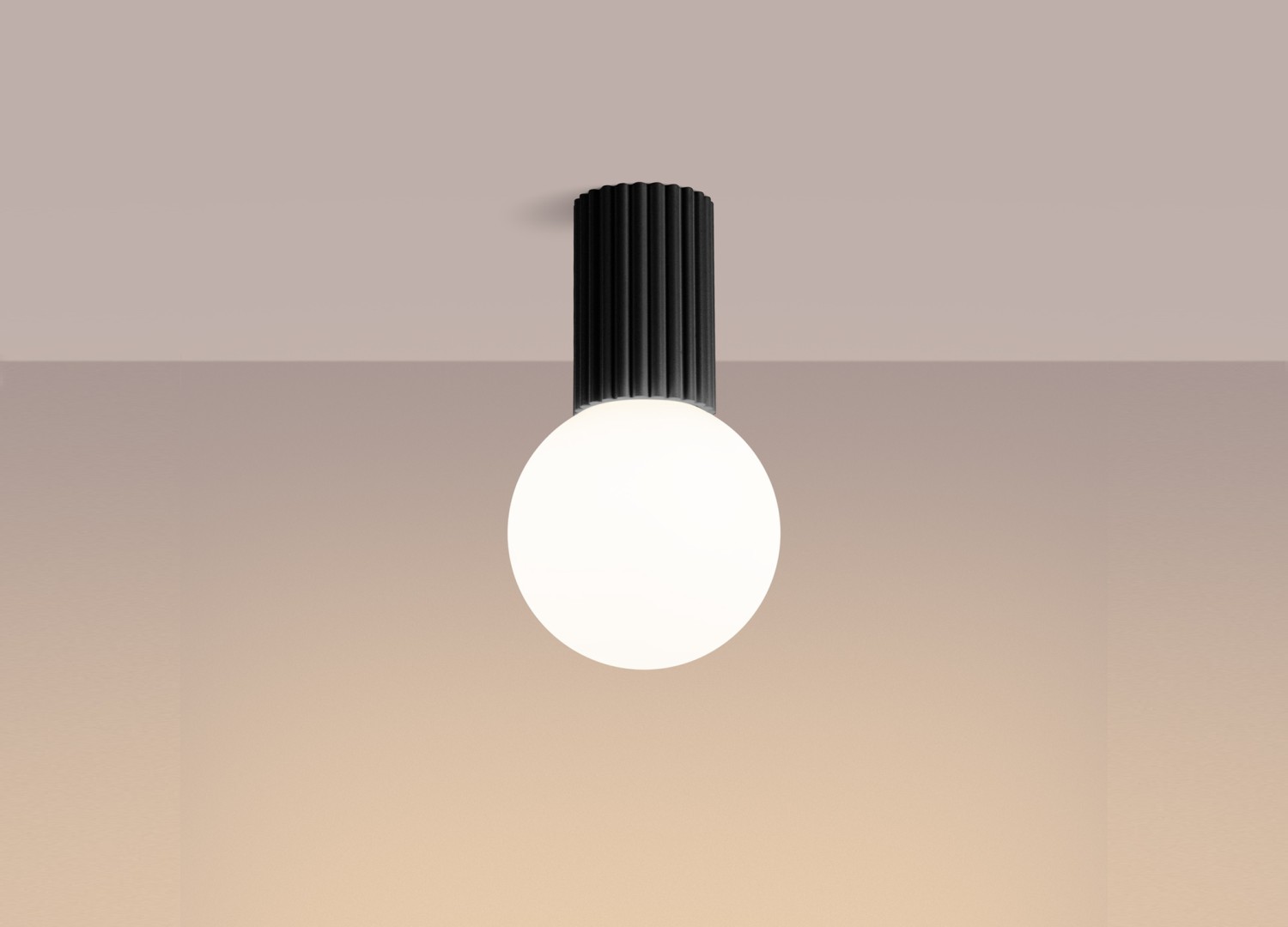 Plafonnier HALO noir IP44 – vue complémentaire 3