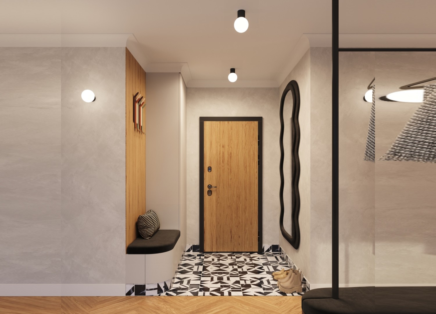 Plafonnier HALO noir IP44 – vue complémentaire 12
