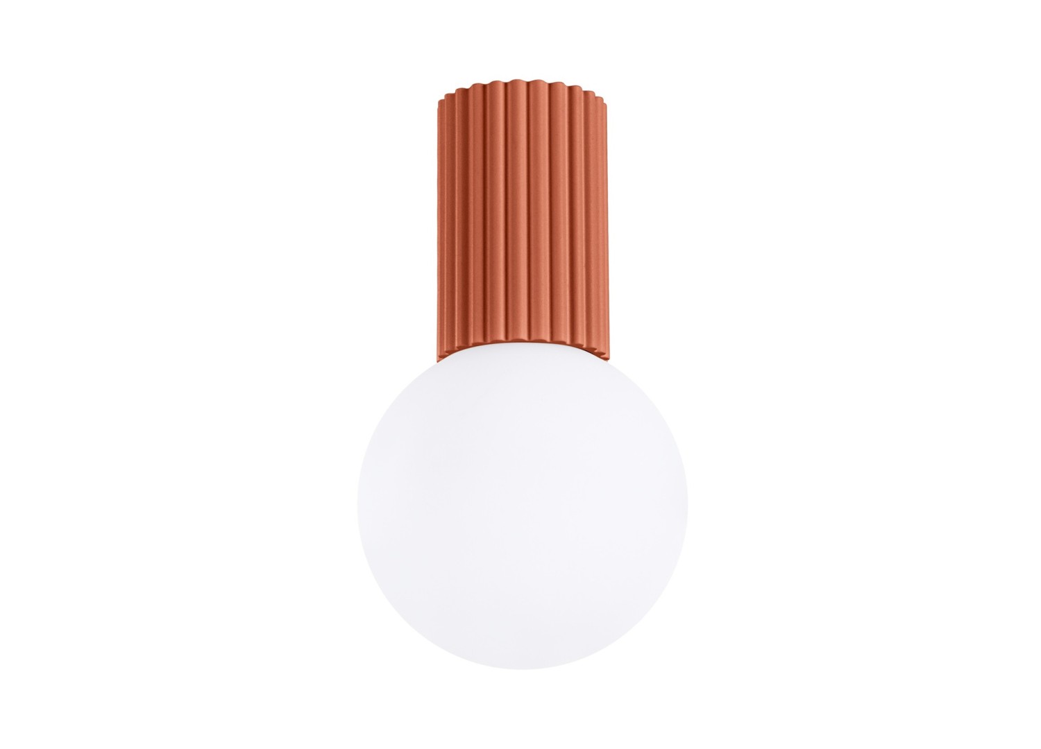 Plafonnier HALO ocre rouge IP44