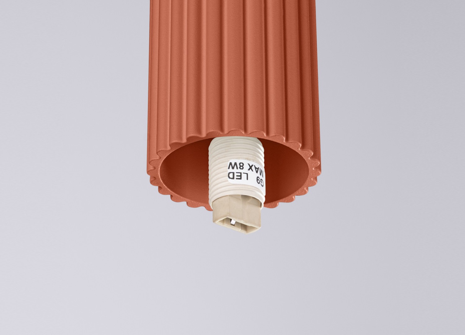 Plafonnier HALO ocre rouge IP44 – vue complémentaire 6