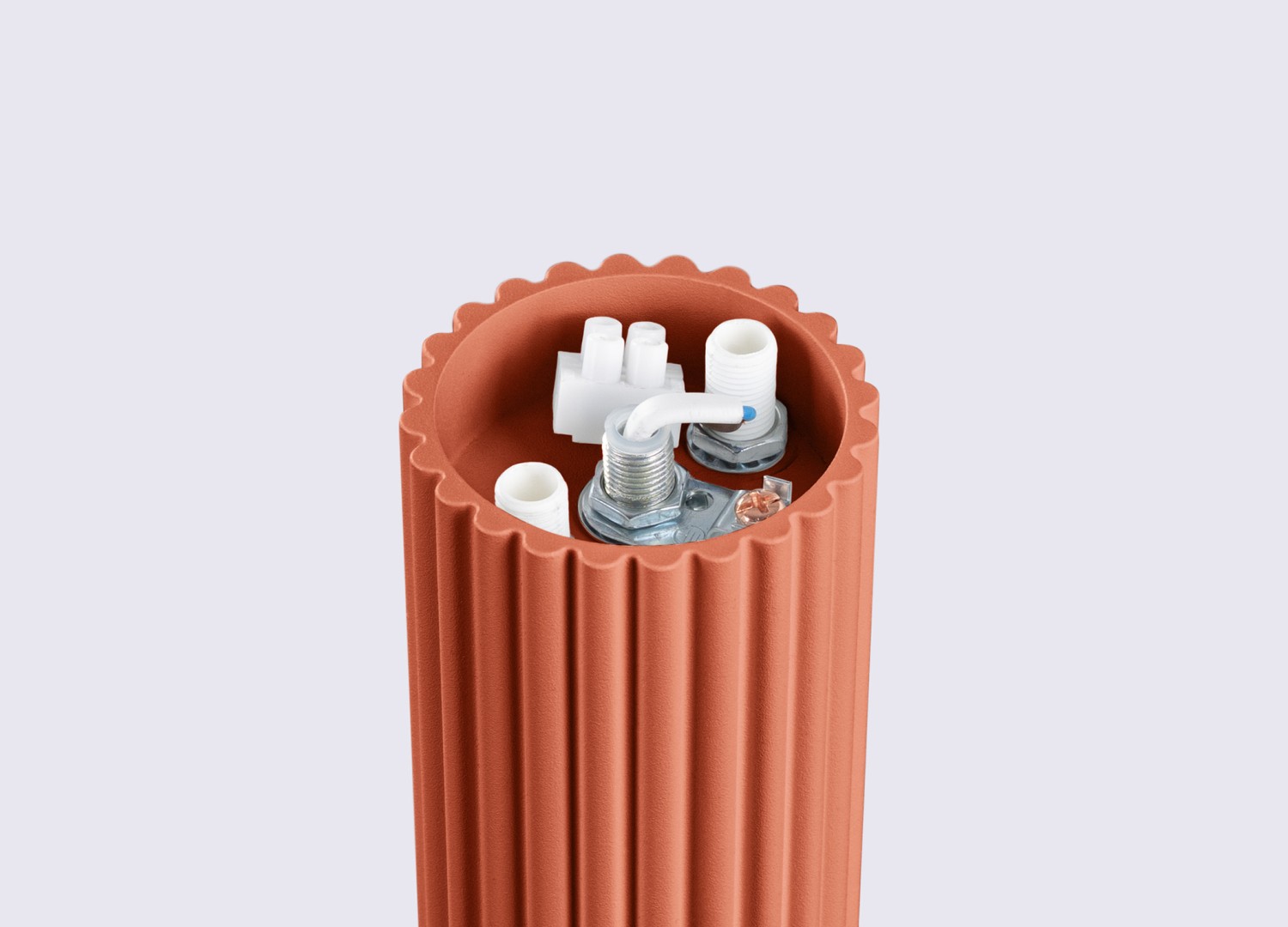 Plafonnier HALO ocre rouge IP44 – vue complémentaire 7