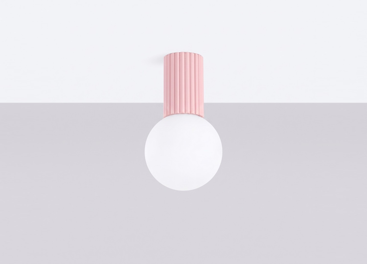 Plafonnier HALO rose IP44 – vue complémentaire 2