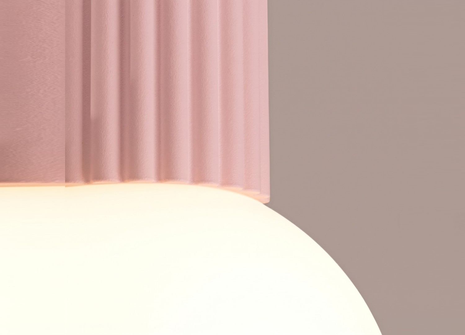 Plafonnier HALO rose IP44 – vue complémentaire 4