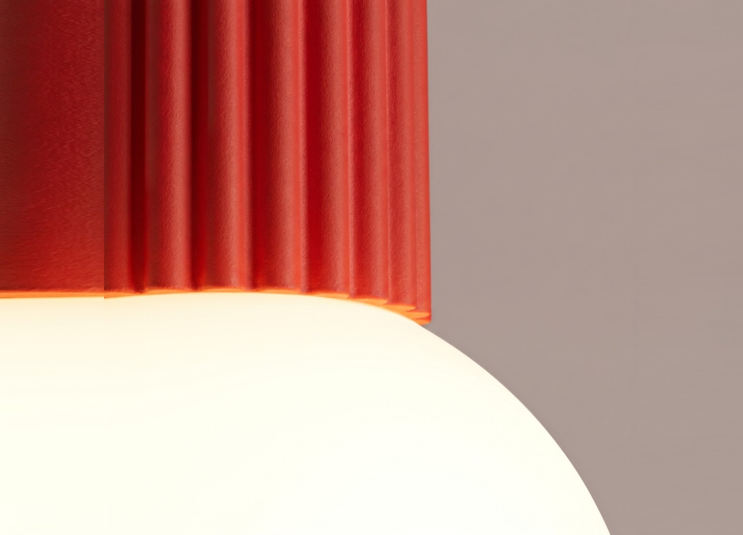 Plafonnier HALO rouge IP44 – vue complémentaire 4