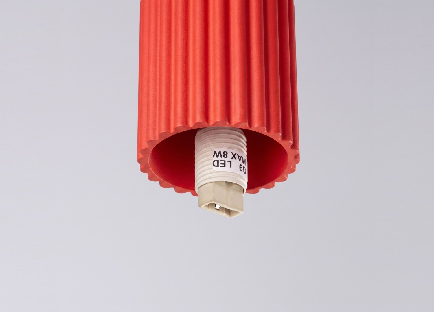 Plafonnier HALO rouge IP44 – vue complémentaire 6