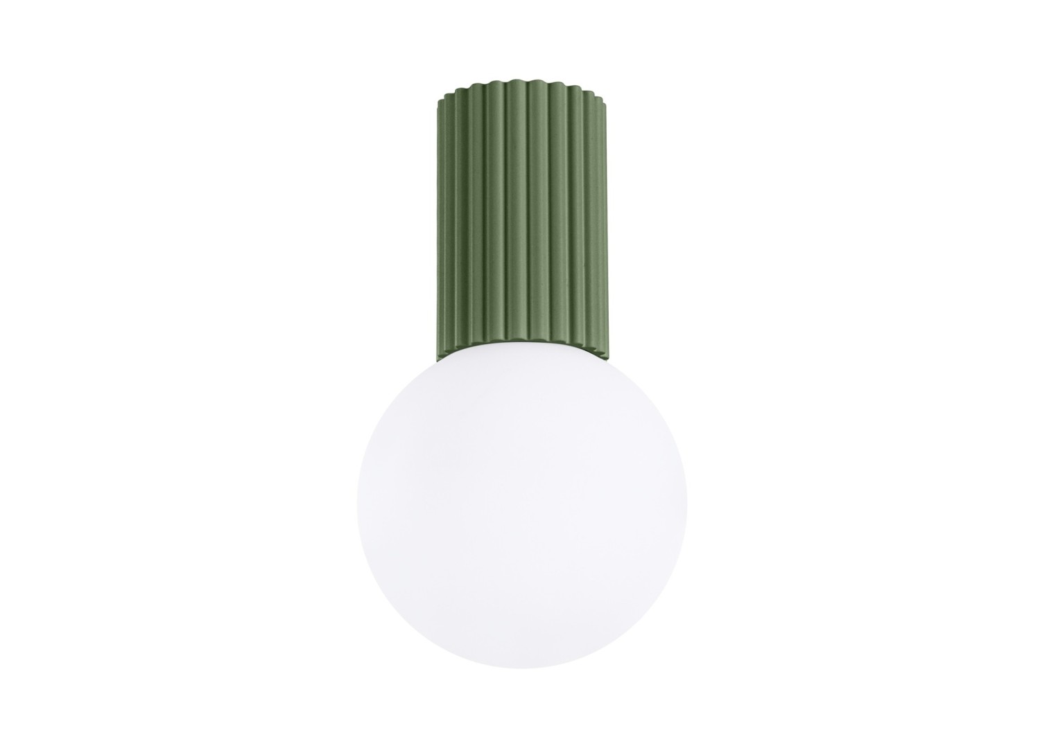 Plafonnier HALO vert olive IP44