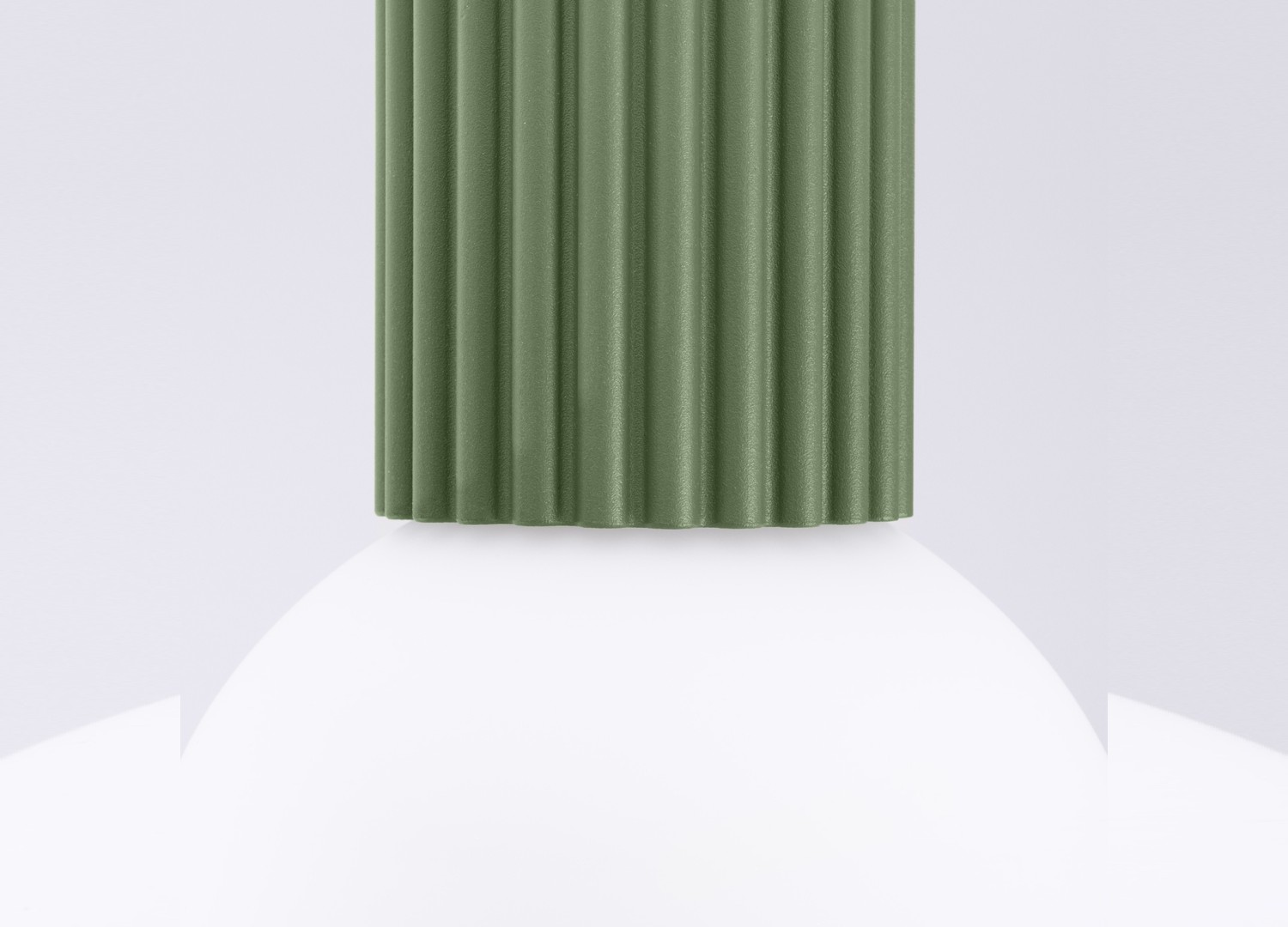 Plafonnier HALO vert olive IP44 – vue complémentaire 5