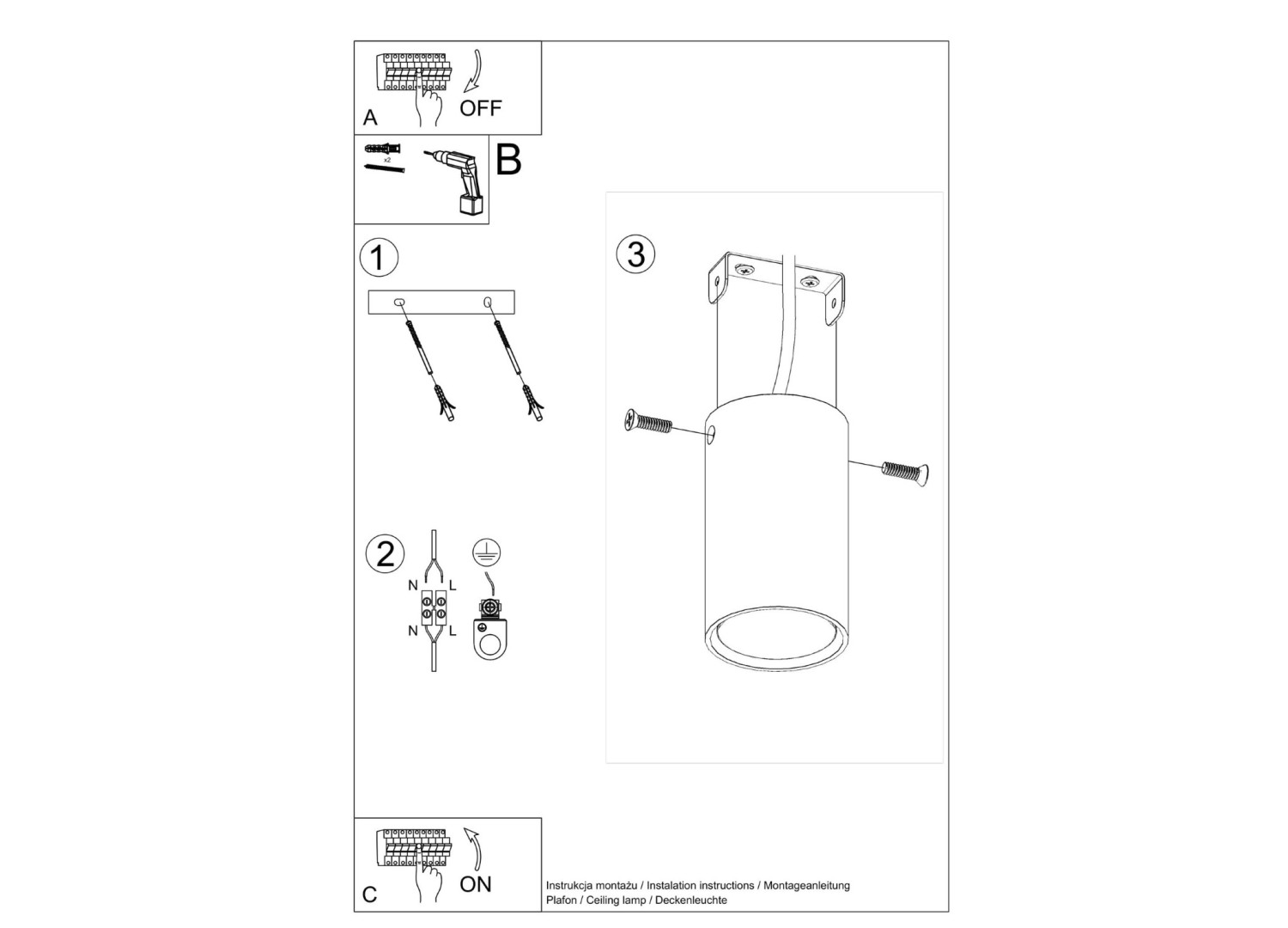 Plafonnier LAGOS 10 beige – vue complémentaire 8