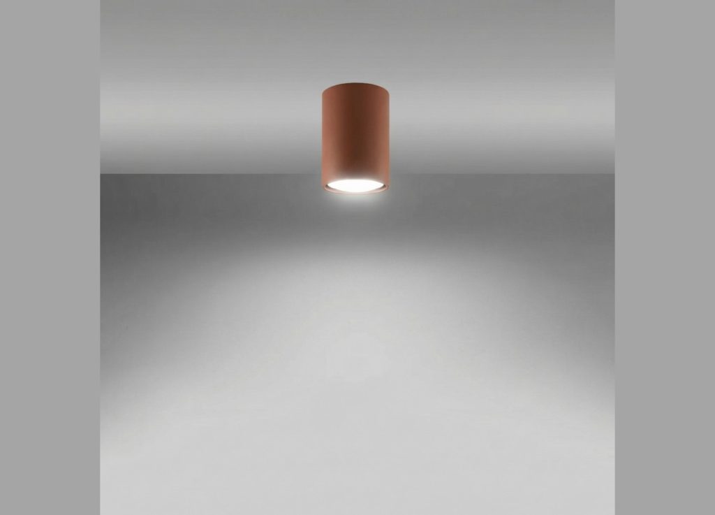 Plafonnier LAGOS 10 ocre rouge – vue complémentaire 3