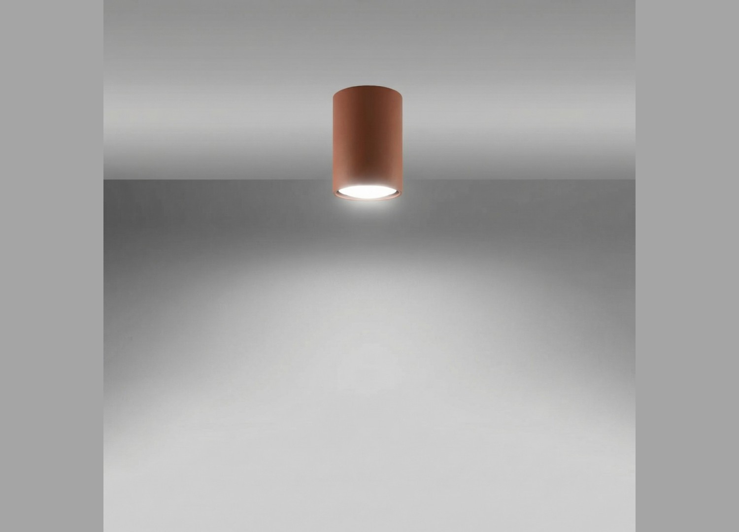 Plafonnier LAGOS 10 ocre rouge – vue complémentaire 3