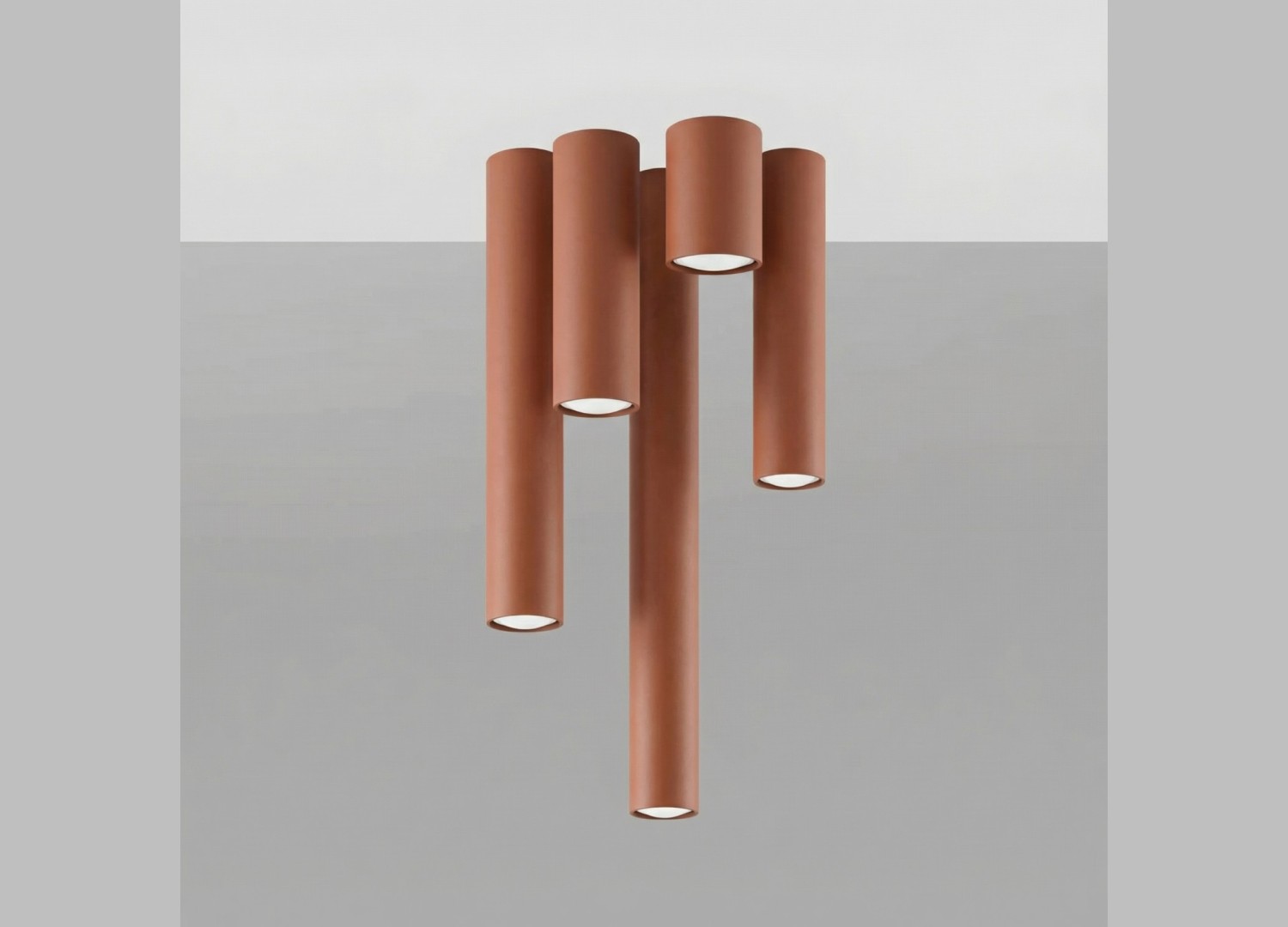 Plafonnier LAGOS 10 ocre rouge – vue complémentaire 6