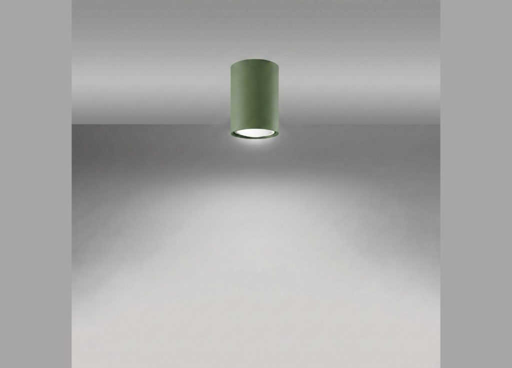Plafonnier LAGOS 10 vert olive – vue complémentaire 3