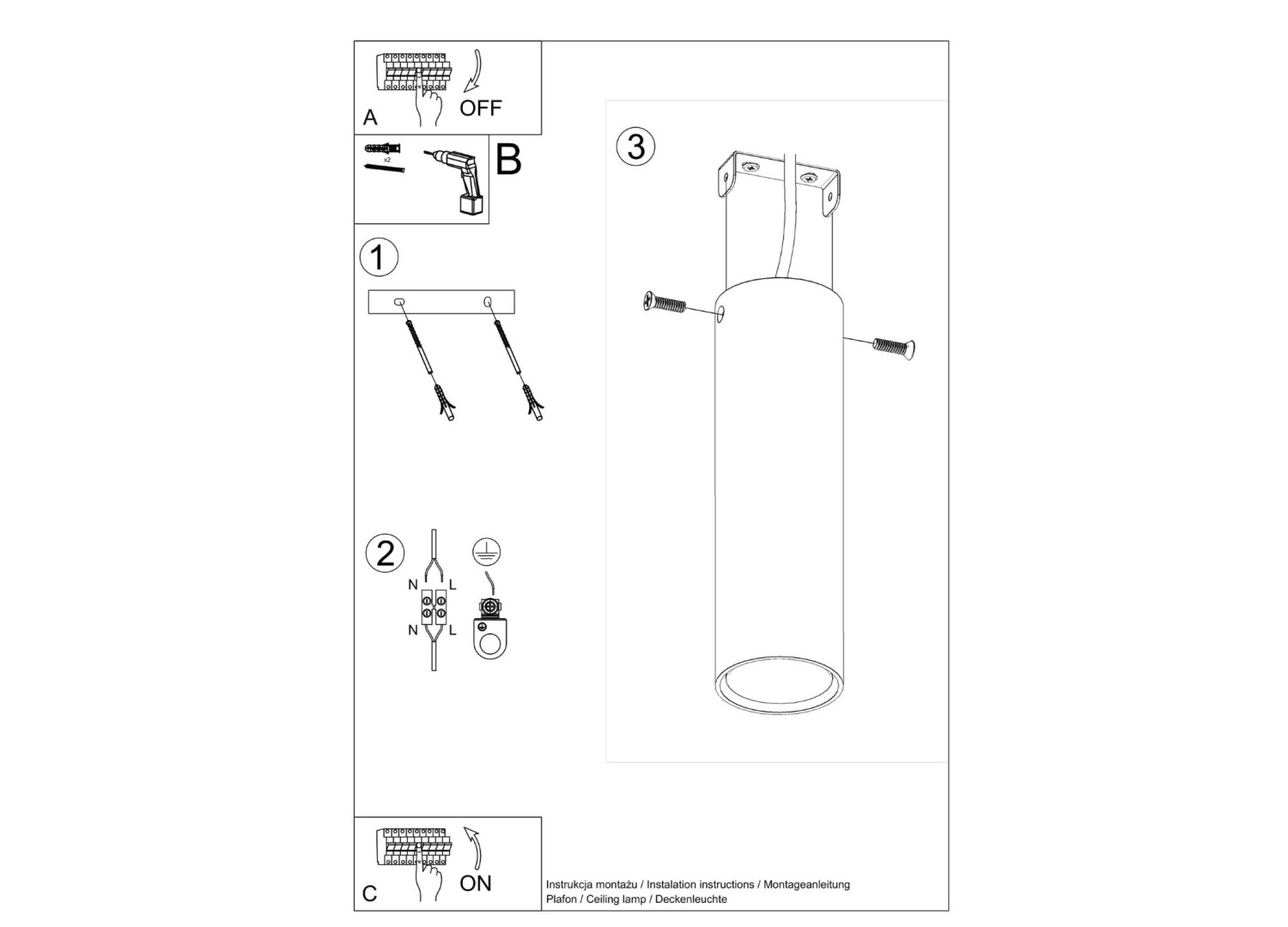 Plafonnier LAGOS 20 beige – vue complémentaire 8
