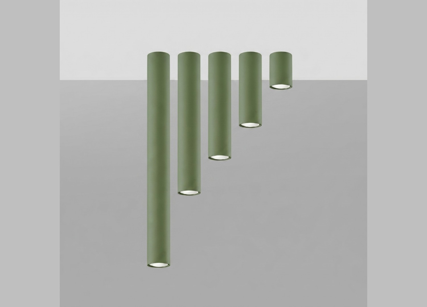 Plafonnier LAGOS 20 vert olive – vue complémentaire 4