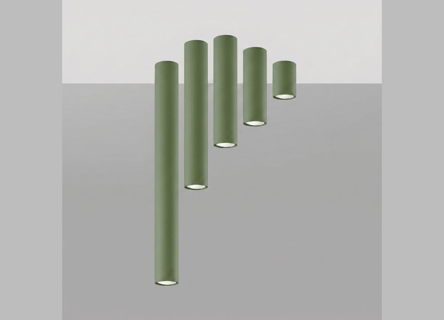 Plafonnier LAGOS 20 vert olive – vue complémentaire 5
