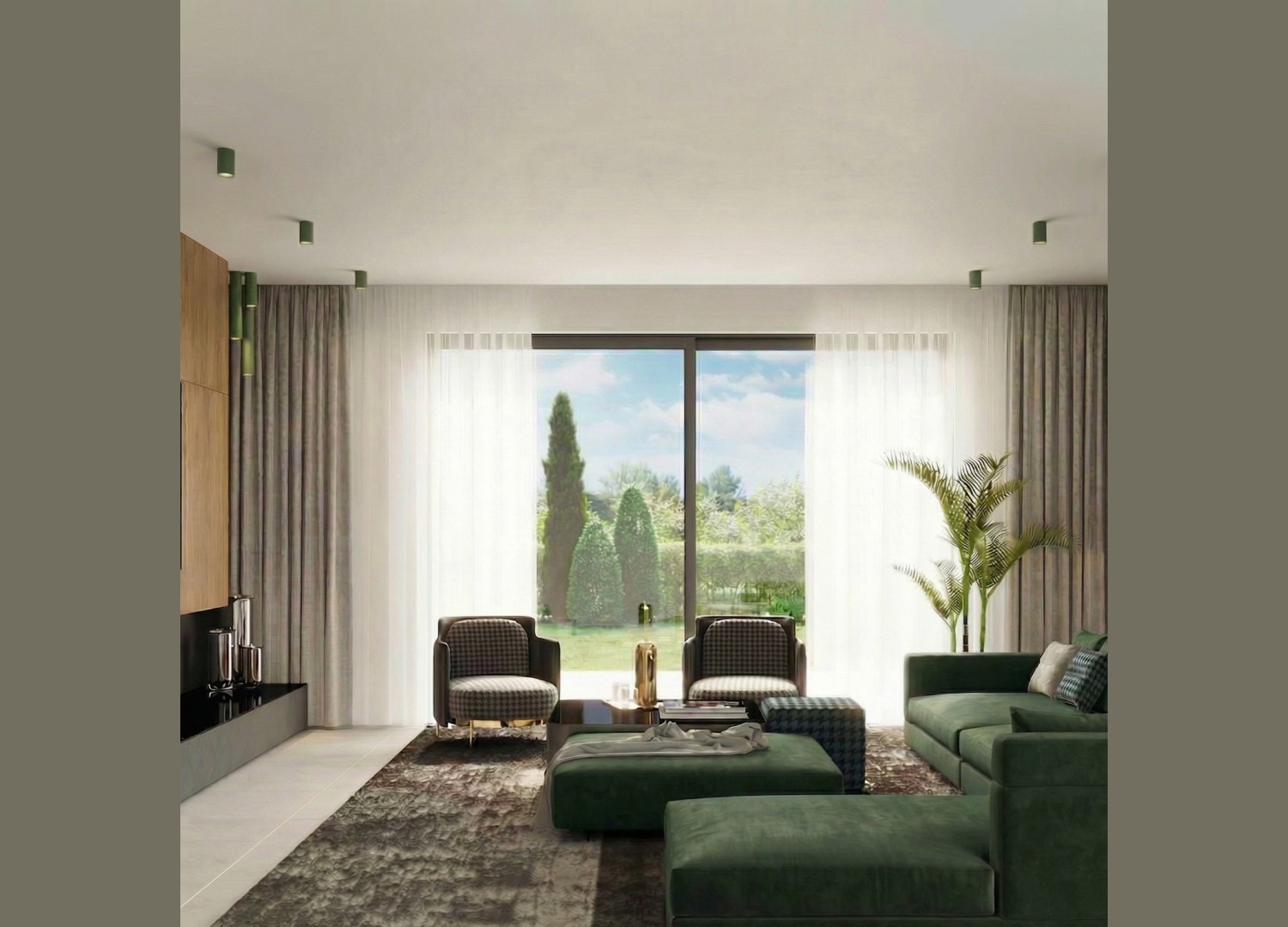Plafonnier LAGOS 20 vert olive – vue complémentaire 9