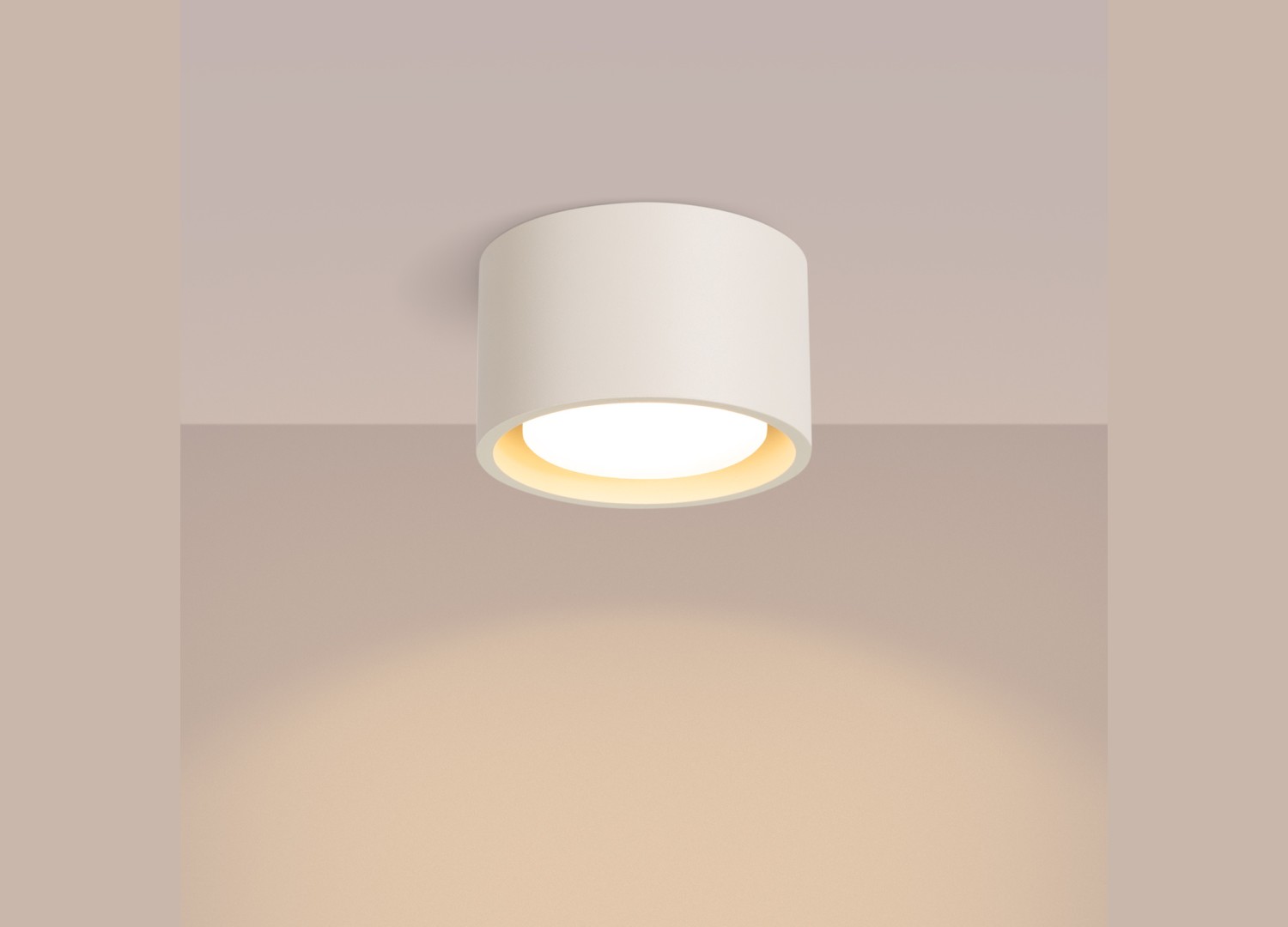 Plafonnier MODO 1 beige GX53 – vue complémentaire 3