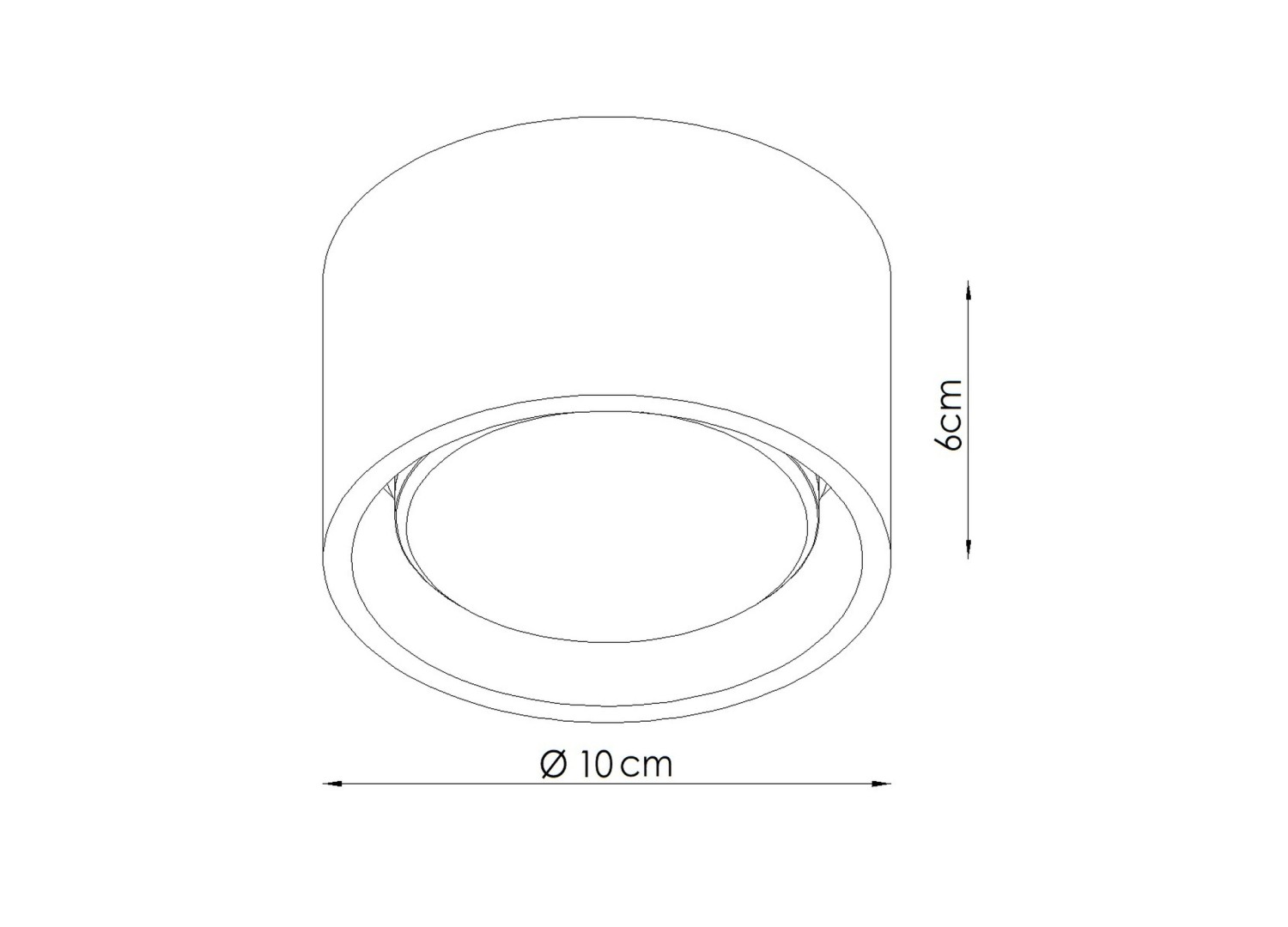 Plafonnier MODO 1 beige GX53 – vue complémentaire 8